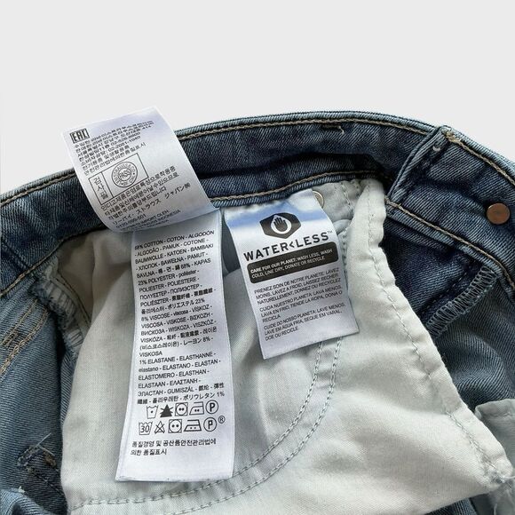 Levi’s Women’s 711 Skinny Distressed size 16 Jeans - Picture 5 of 5